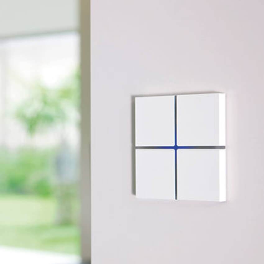 Sentido - brushed brass - 4-way - Qoratech