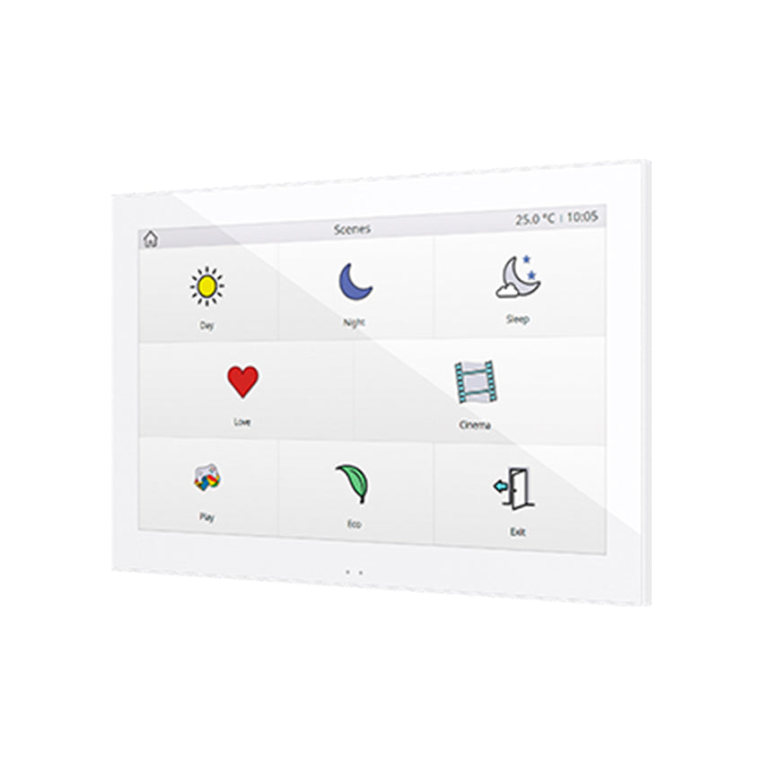 Z100 Color capacitive touch panel with 10" display. - Qoratech