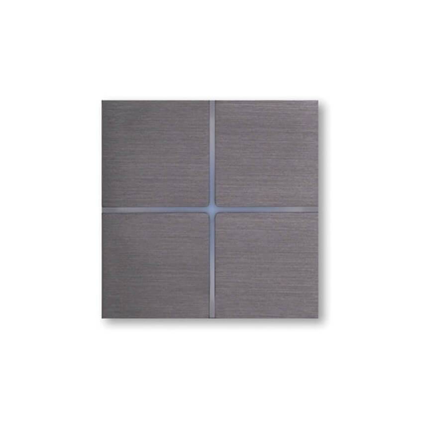Sentido - brushed volcanic grey - 4-way - Qoratech