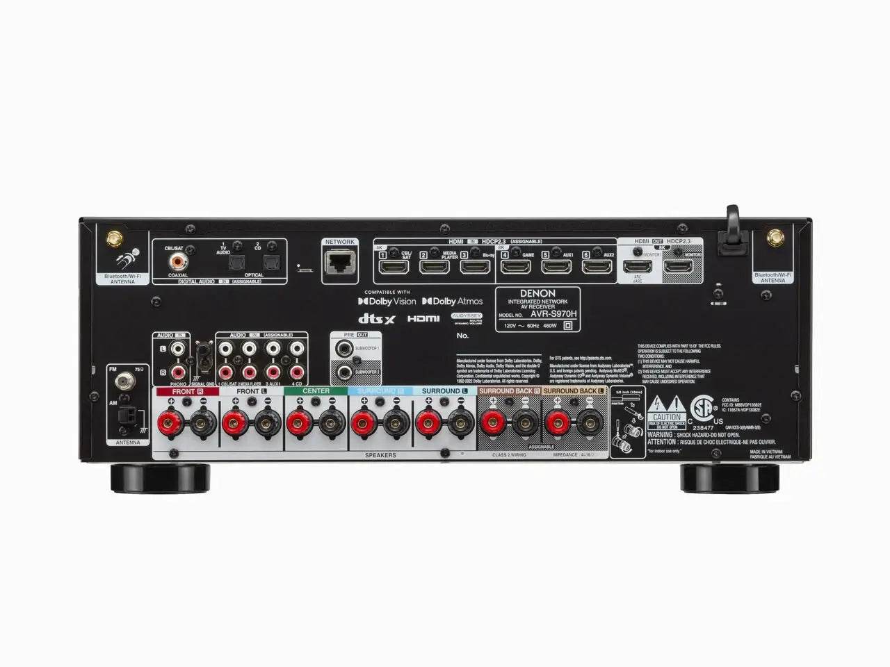 Denon AVR-S970H 7.2 Channel 8K AV Receiver - Qoratech
