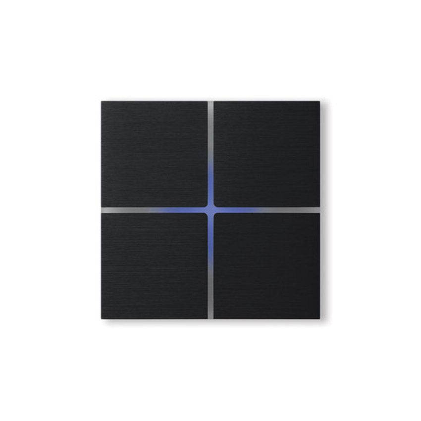 Sentido - brushed black - 4-way - Qoratech