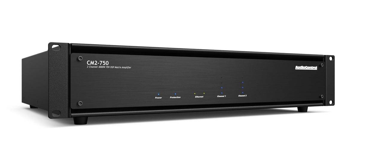 CM2-750 – Two Channel Dual Mode 70 Volt DSP Amplifier - Qoratech