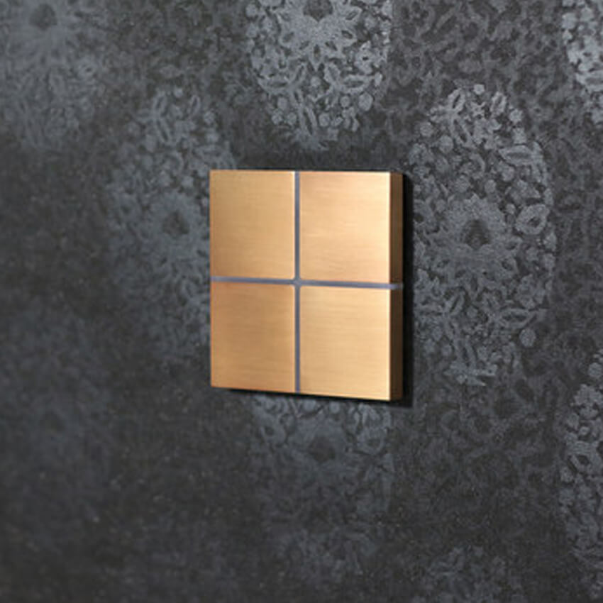 Sentido - brushed brass - 4-way