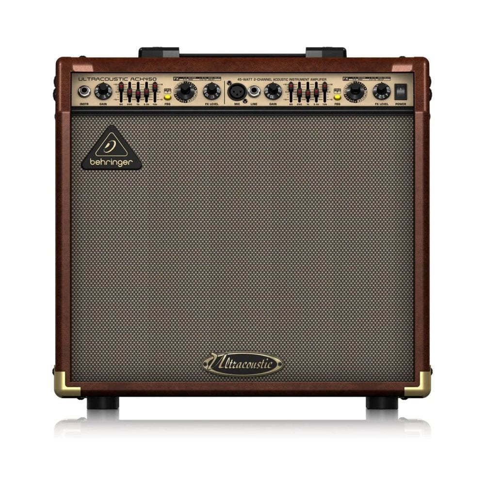 Behringer ACX450 – 45W 2-Channel Acoustic Guitar Combo Amplifier with 8″ Speaker