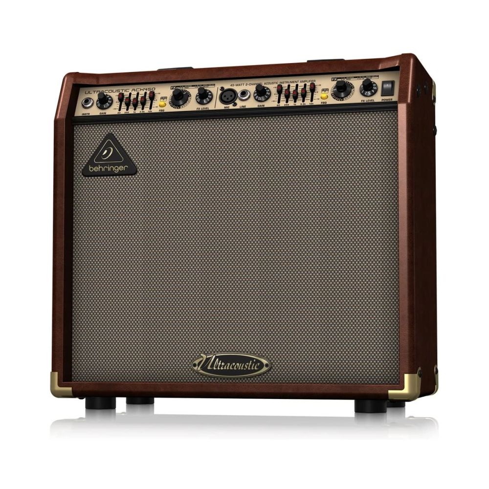 Behringer ACX450 – 45W 2-Channel Acoustic Guitar Combo Amplifier with 8″ Speaker