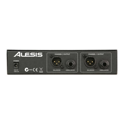 Alesis MICTUBEDUO Stereo Tube Mic Preamp – Dual Channel Warmth & Vintage Tone - Qoratech