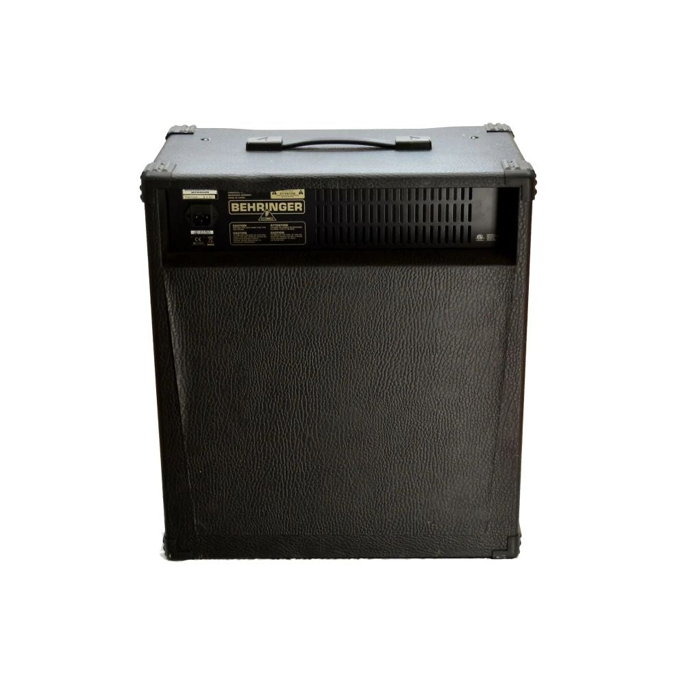Black Behringer guitar amplifier on a white background
