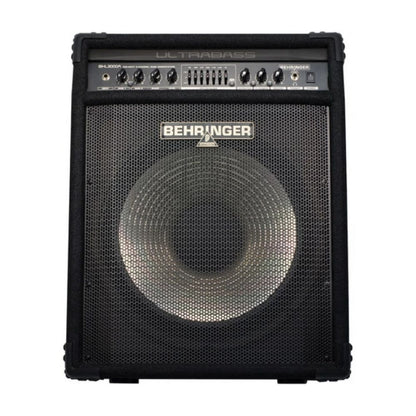 Behringer ultrabass guitar amplifier on a white background