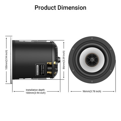 CK 30 – 3" 60W Coaxial HD In-Ceiling Speaker - Qoratech