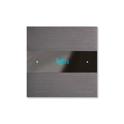 Deseo intelligent thermostat - brushed volcanic grey