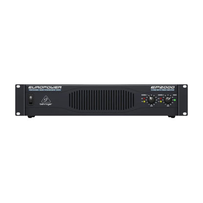Behringer Europower EP2000 amplifier on a white background