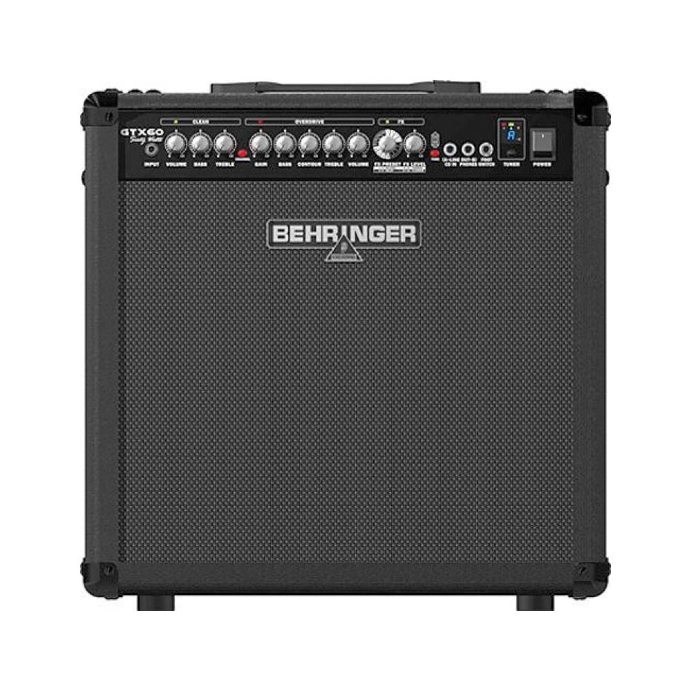 Black Behringer guitar amplifier on a white background