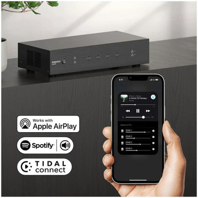 Arylic HA400 4-Zone Multiroom Network Amplifier with AirPlay 2 - Qoratech