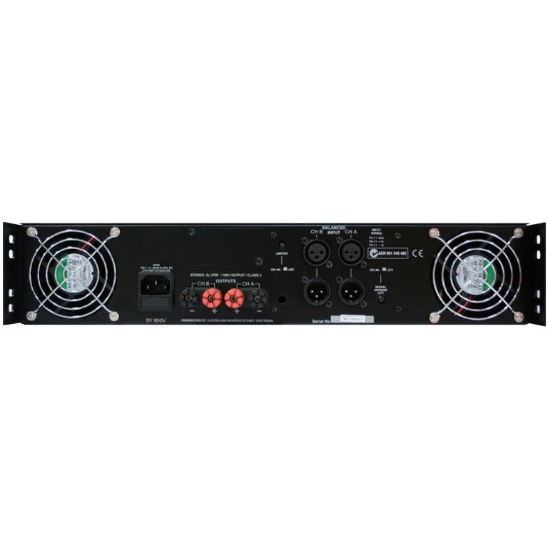 Australian Monitor SY800V – 2 x 400W 100V High Impedance Power Amplifier