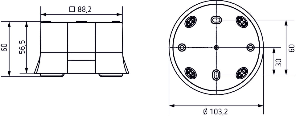 Surface frame 110A BK