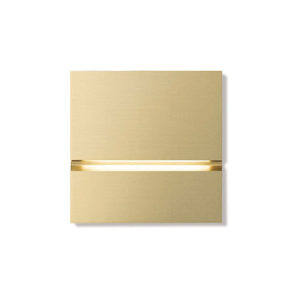 Via walkway light - brushed brass