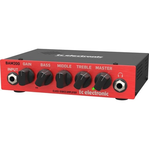 TC Electronic BAM200 – 200 W Portable Micro Bass Head with 3‑Band EQ