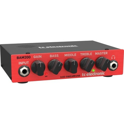 TC Electronic BAM200 – 200 W Portable Micro Bass Head with 3‑Band EQ