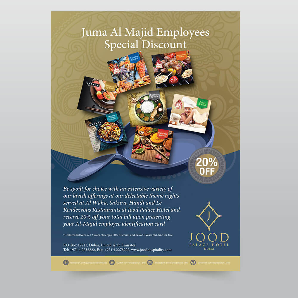 JUma Al Majid Employees Special Discount